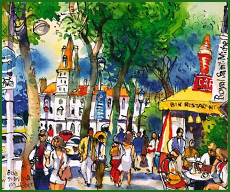 생 미셀 먹자골목 - Saint Michel Boulevard 생 미셀 먹자골목 - Saint Michel Boulevard