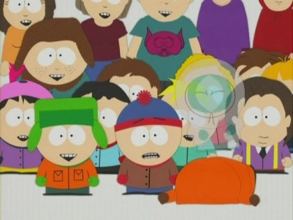 케니 가면을 쓰지 않은 사우스 파크