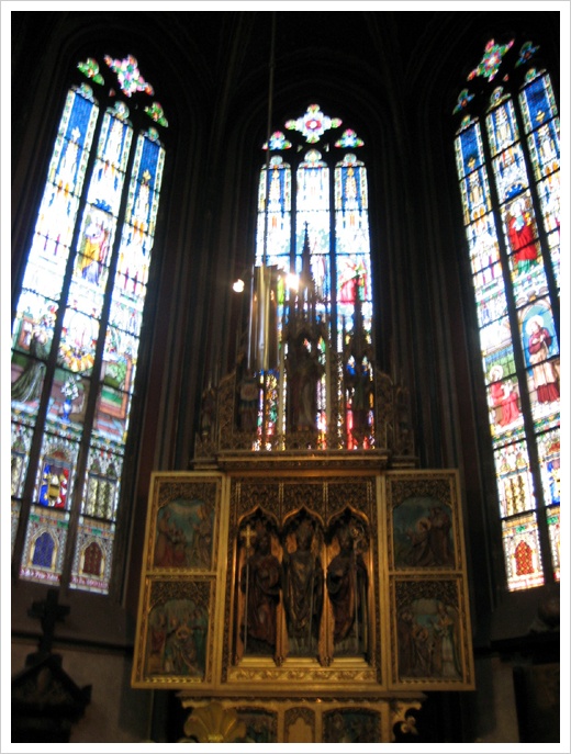 성 비투스 대성당의 작은 기도실 그리고 스테인드 글라스 (2) 