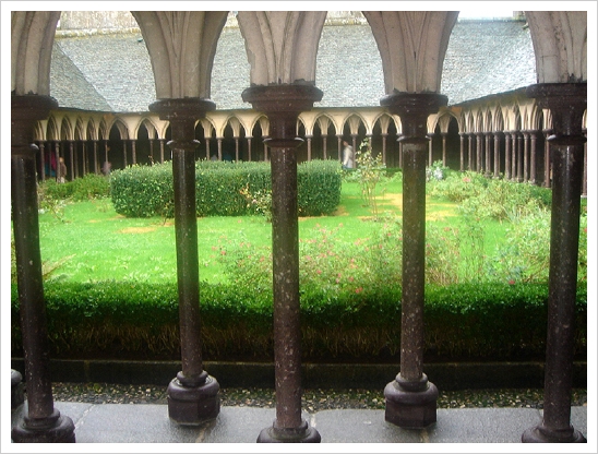 몽생미셀 - 수도원 정원 (Mont St. Michel Cloister) (6) 