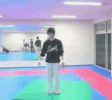  뒤공중 (back flip, 빽공)