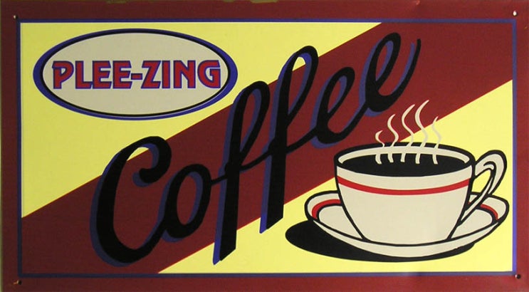 [공유] coffee tin sign 1#