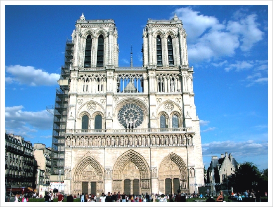 파리 노트르담 성당 서쪽 정면- Cathedrale Notre-Dame de Paris (2)