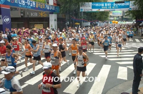 청계천복원기념 제3회 하이서울 청계천-한강마라톤