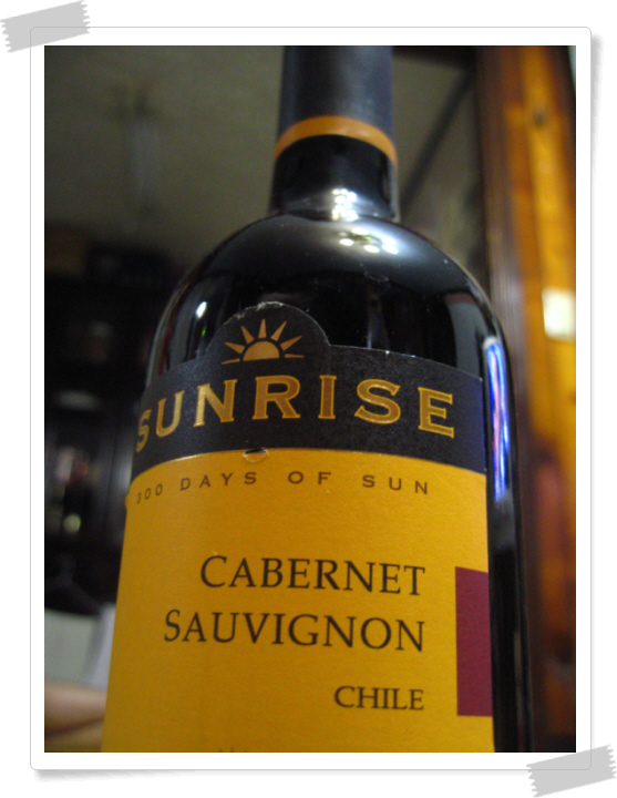  [와인, 칠레] 썬라이즈 까르베네 쇼비뇽 (SUNRISE Cabernet Sauvinon)