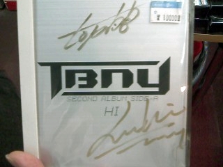  TBNY 2집 Side-A 싸인반