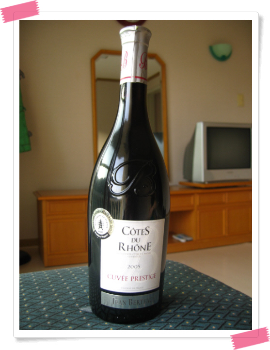 [와인, 프랑스] 장 베르또 꼬뜨 뒤 론 (Jean Berteau Cotes du Rhone, 2005)