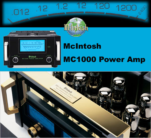 허리가 좋은 씨름 선수 McIntosh / MC1000 Stereo Power Amplifier 